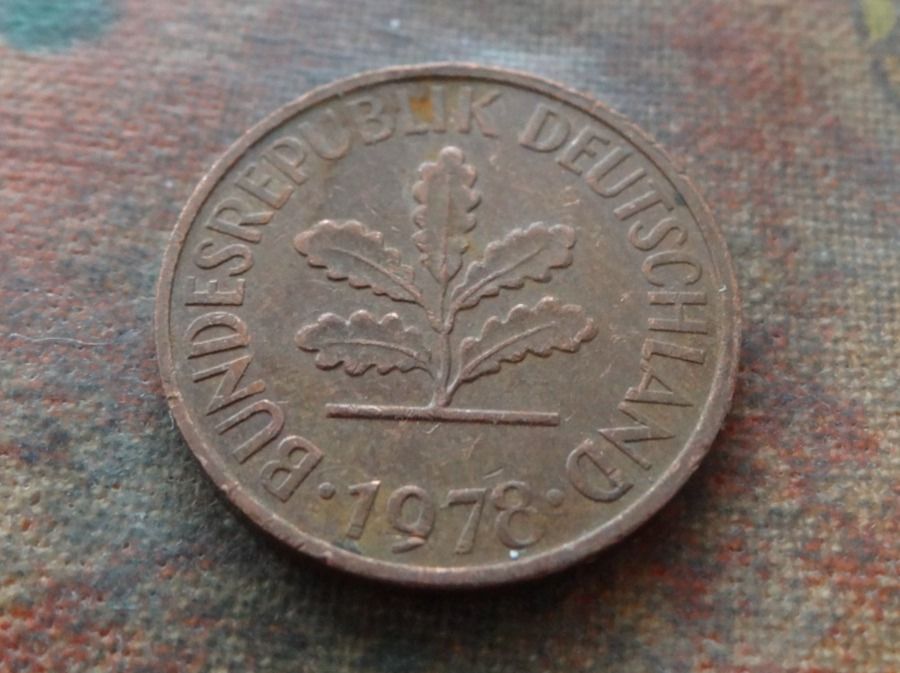 Alle Münzen: DEUTSCHLAND 2 Pfennig 1978 – Gebraucht aus Romanel-sur-Lausanne von Swift13