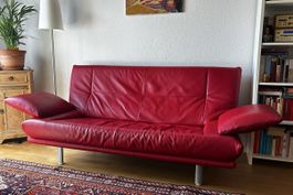 ROLF BENZ Sofa - Modell BMP 418 rot/red