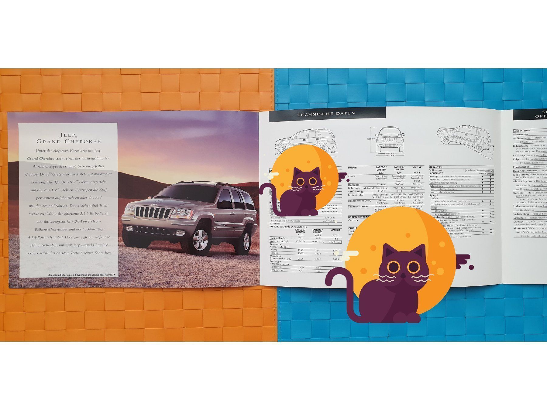 Riviste & Magazine: JEEP GRAND CHEROKEE 2000 - Prospekt / Katalog – Usato da Viganello venduto da CARLiteratur 7