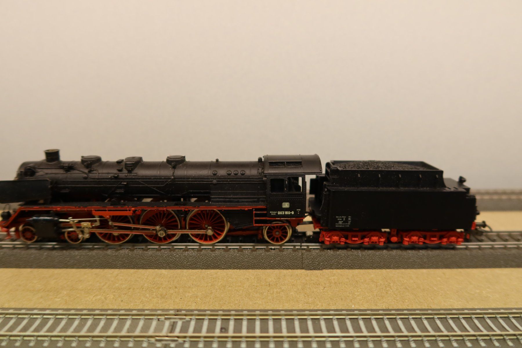 Locomotive Fleischmann BR 78 – 2-3-2 Vapeur, Tender DB, époque 3, HO (noire, Neuve, Réf. 7078)