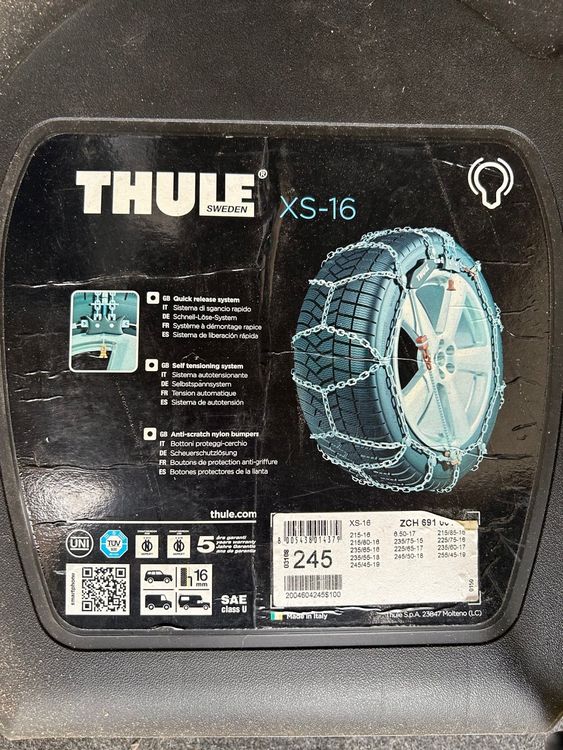 Thule K nig Schneeketten NEU 245 XS16 Kaufen auf Ricardo