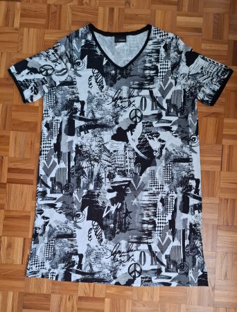 Robe noir-blanc Mia Moda neuve/Kleid schwarz-weiss neu Mia M