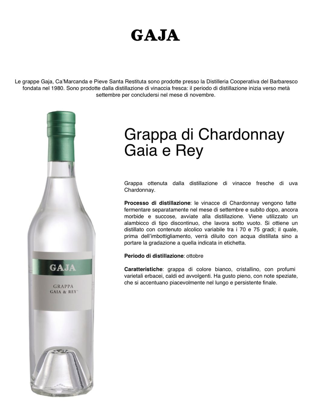 Spirituosen: 2 x GRAPPA ANGELO GAJA: PROMIS & GAJA E REY – Neu und originalverpackt aus Sils/Segl Baselgia von myCantina 2