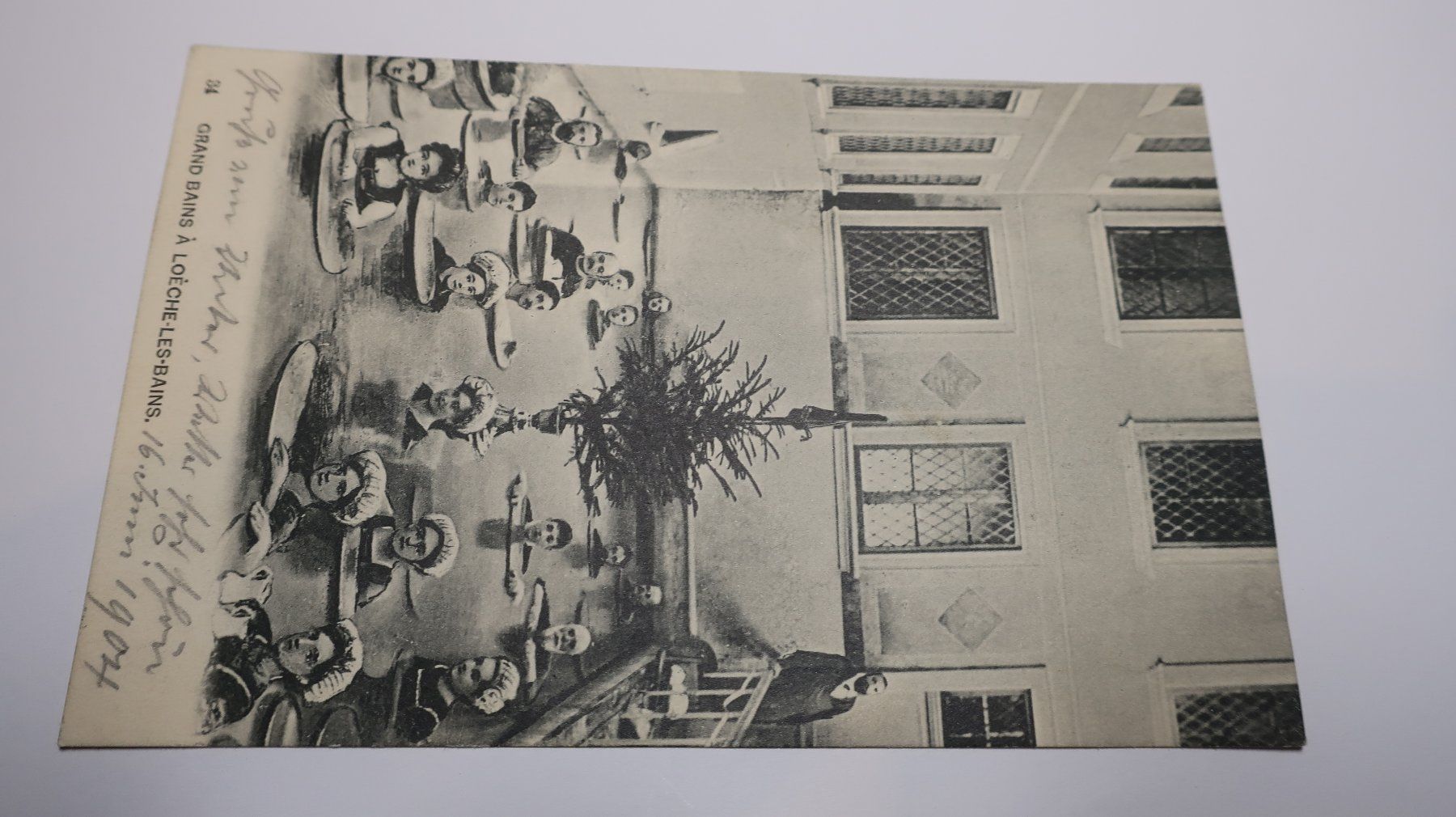Cartoline postali: Grand Bains à loèche-les-Bains  1904 – Usato da Cormoret venduto da Pascalll2001 1