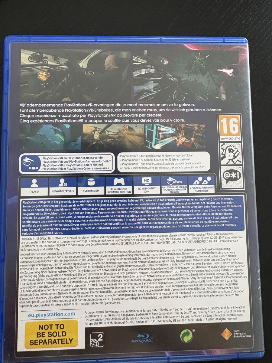 Spiele: PS4 VR Worlds – Gebraucht aus Gockhausen von alex_zane 1