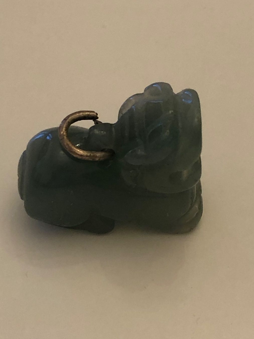 Statuette: Glücksdrache aus wunderschöner Jade – Usato da Amden venduto da relsah62