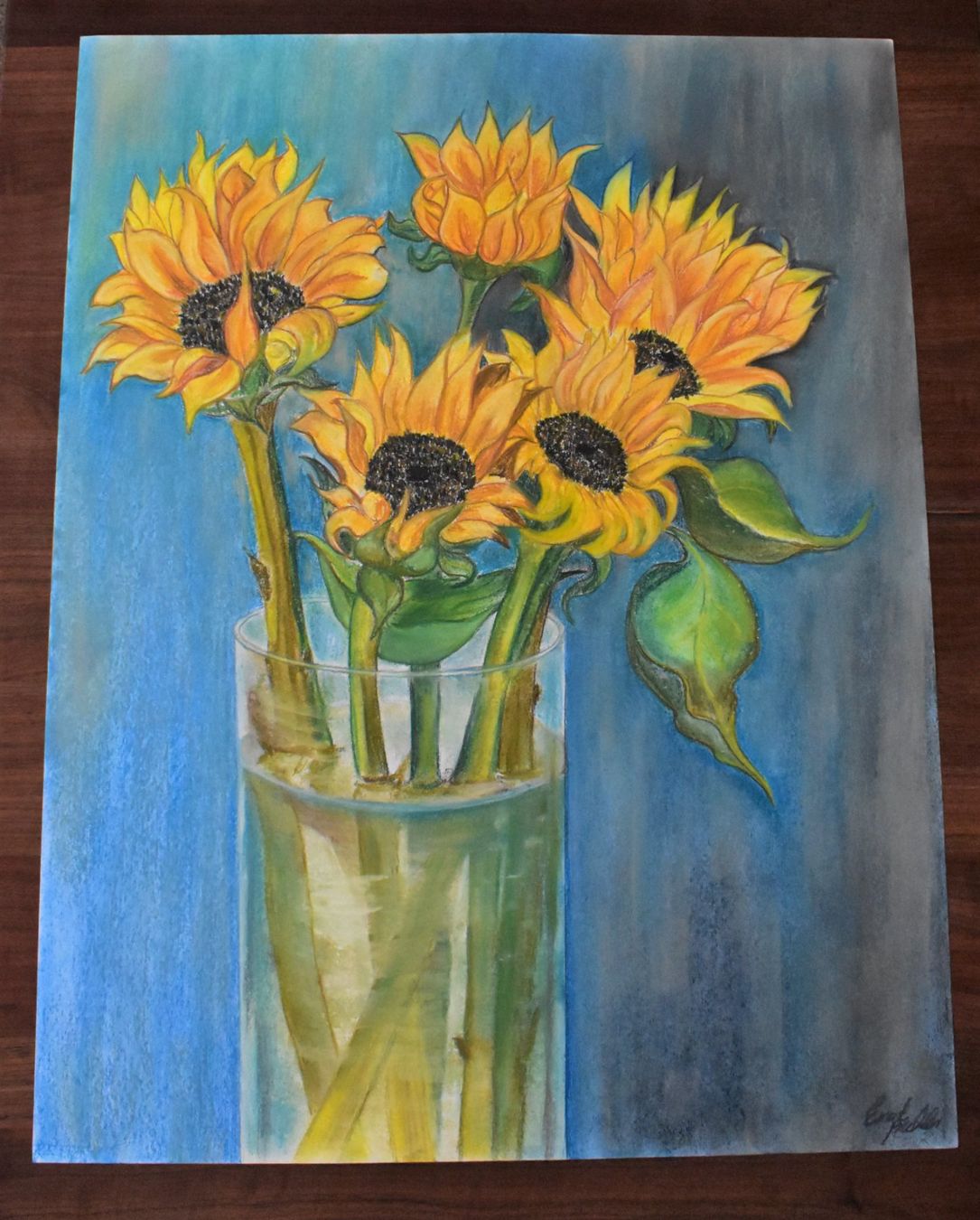 Dipinti: "Sonnenblumen" Gemälde, Pastell - signiert. – Nuovo (secondo la descrizione) da Laufen venduto da flowerfan 2