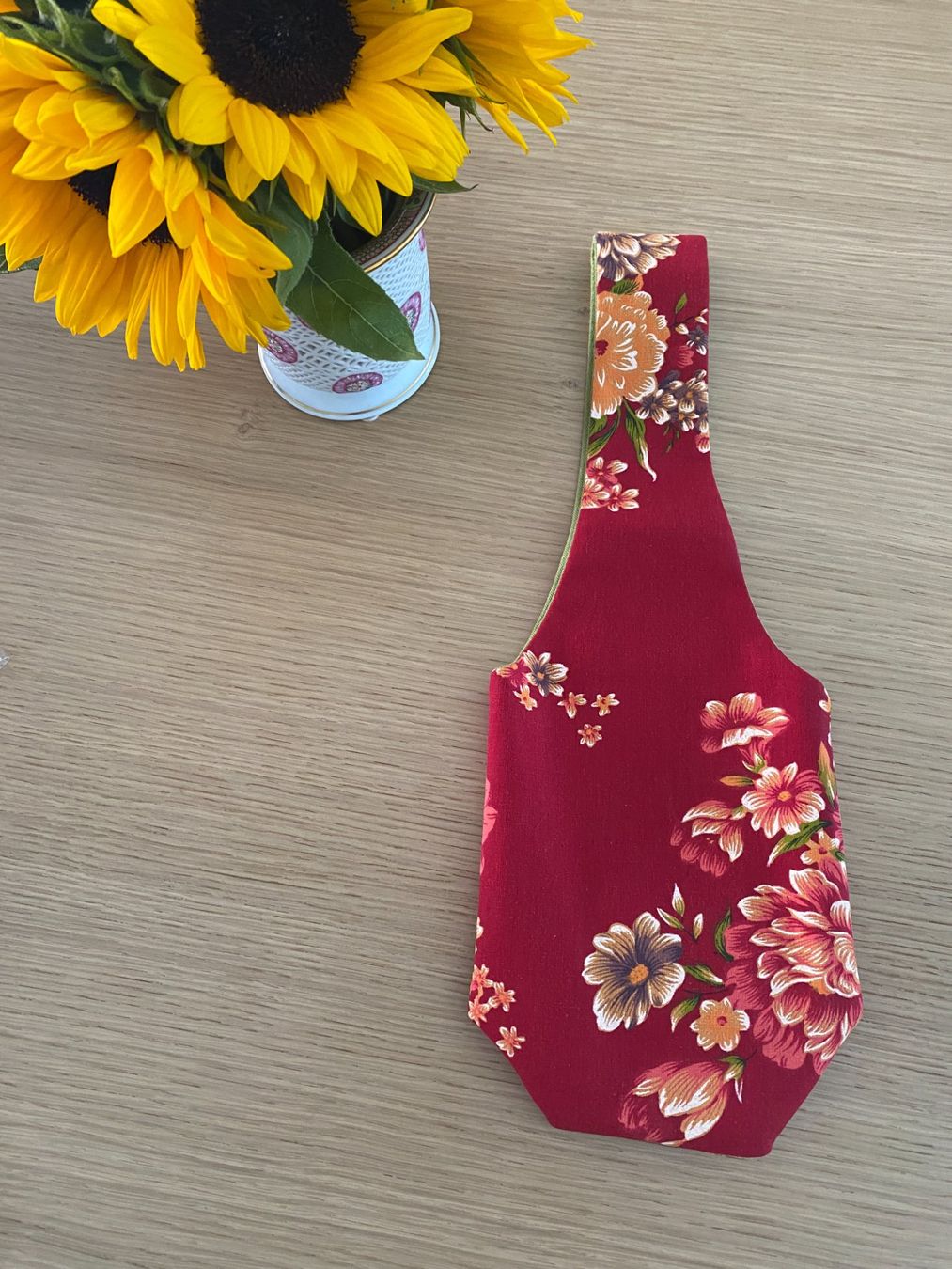 Borse: Weinflaschentasche mit Hakka-Blumenmuster – Usato da Rotkreuz venduto da emi_dny8 1
