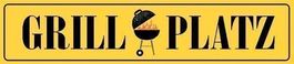 Blechschild-GRILL PLATZ GELB - 46 X 10 CM