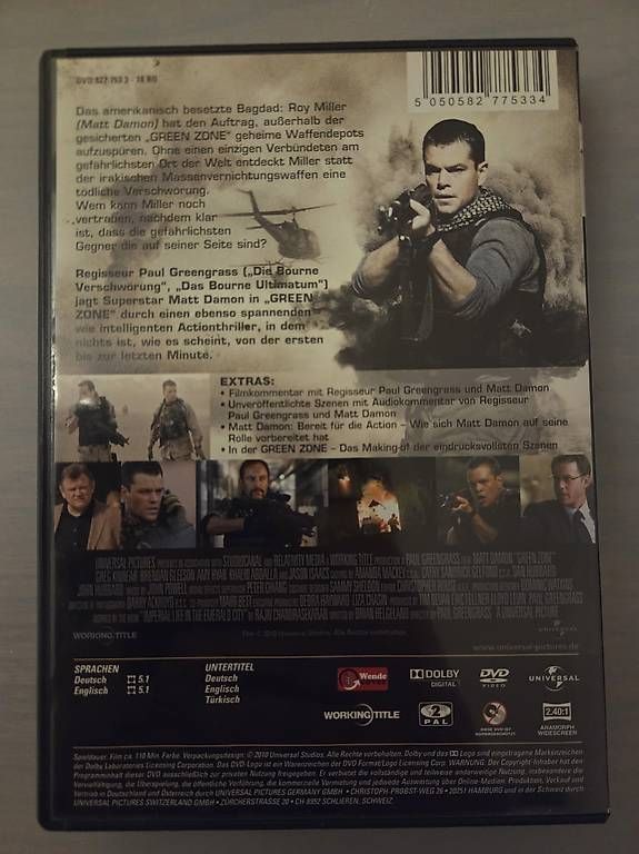 Alle DVDs: Green Zone – Gebraucht aus Lauerz von betsan666 1
