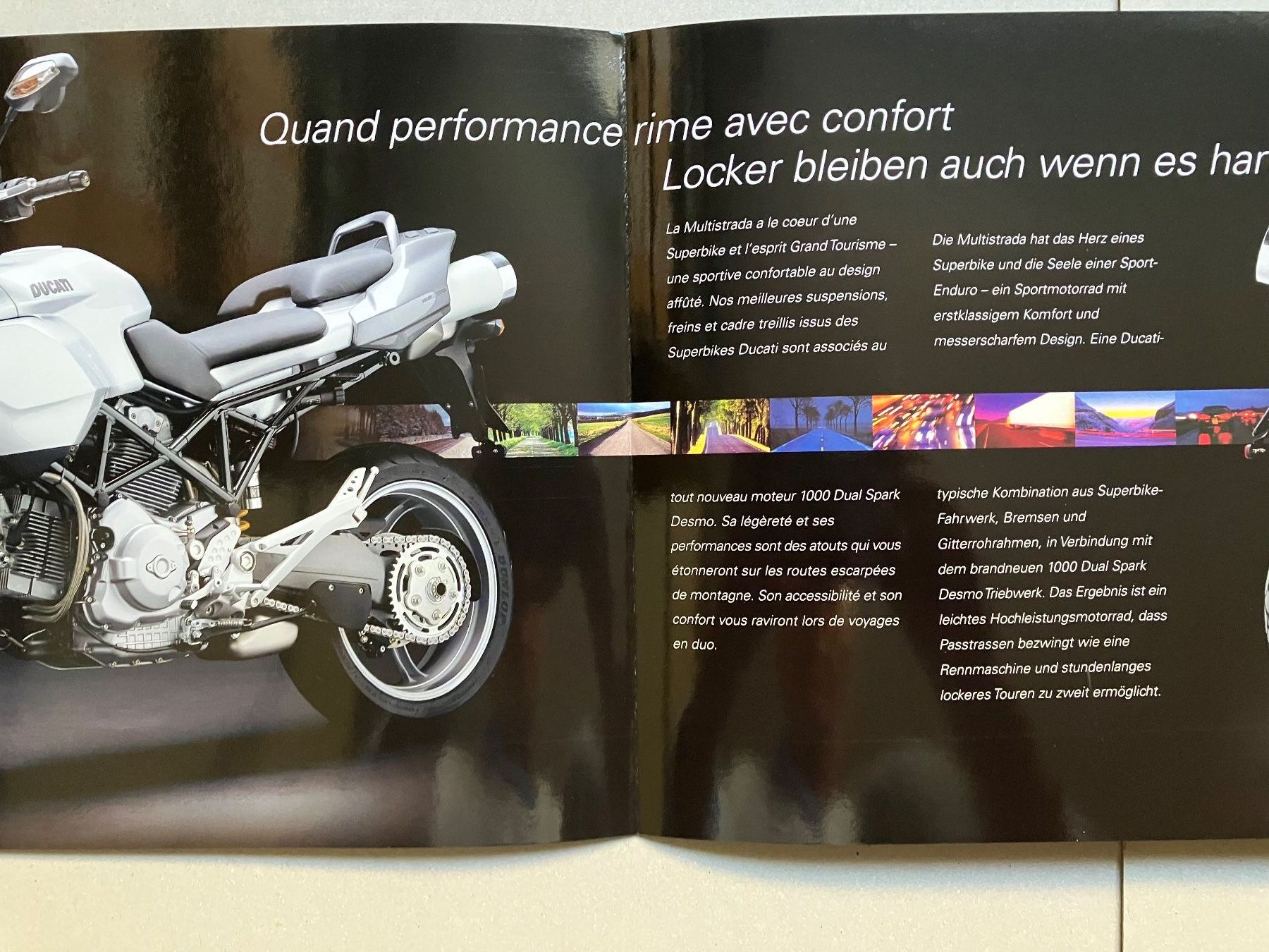Ducati Route: Ducati Multistrada  - Originalprospekt – Neuf (Voir description) à Malans GR par Chueche427 3