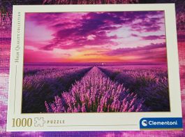 Clementoni ★ Lavendelfeld★ 1000 Teile Puzzle Pink