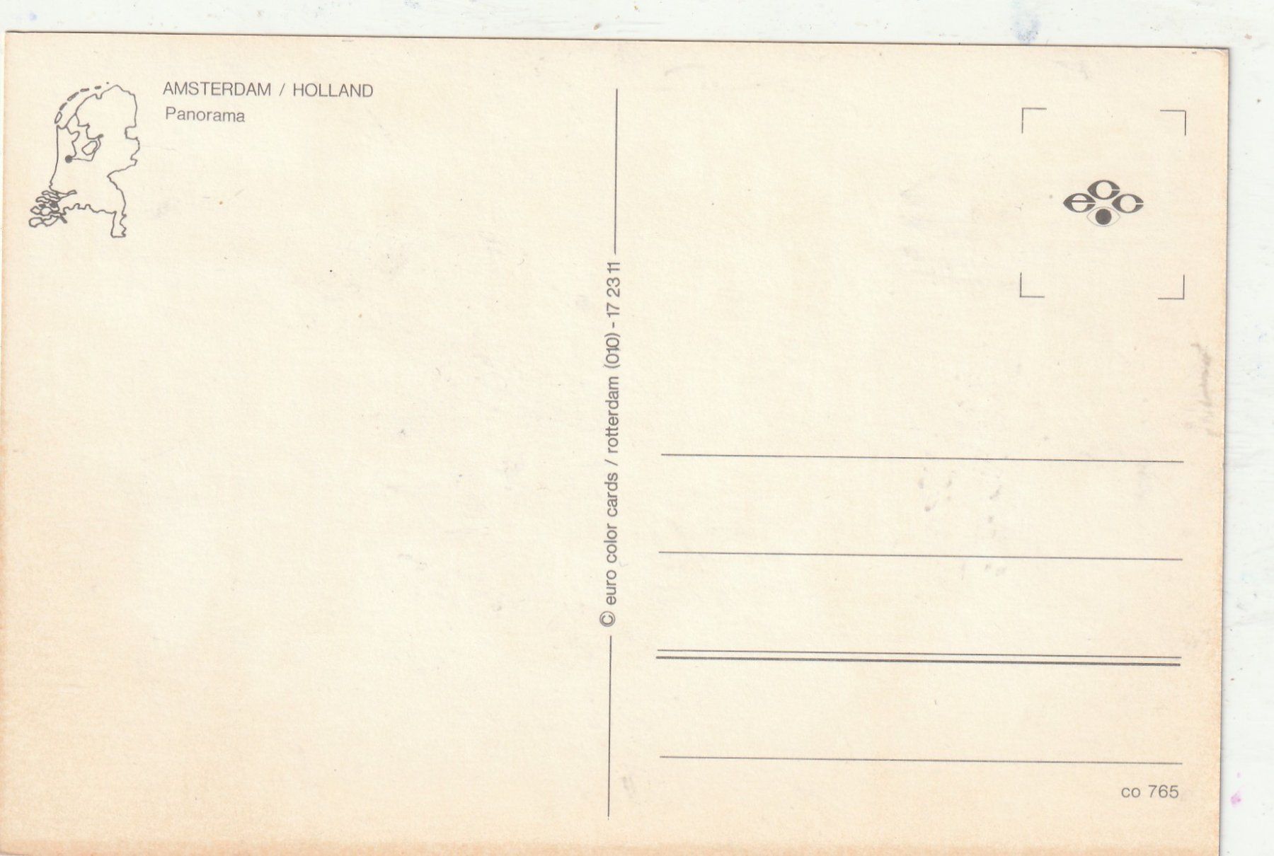 Cartoline postali: AMsterdam – Usato da Lumbrein venduto da made02 1