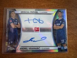 Topps Bundesliga Chrome 23-24 Prömel Kramaric Dual Auto/75
