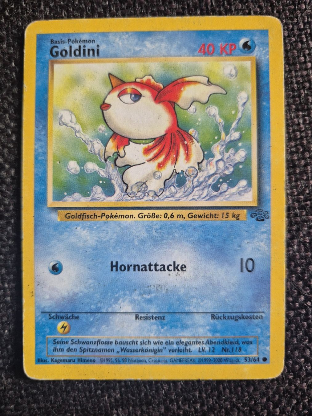 Pokémon Carte collezionabili: Goldini - Dschungel Set – Usato da Subingen venduto da mattkum