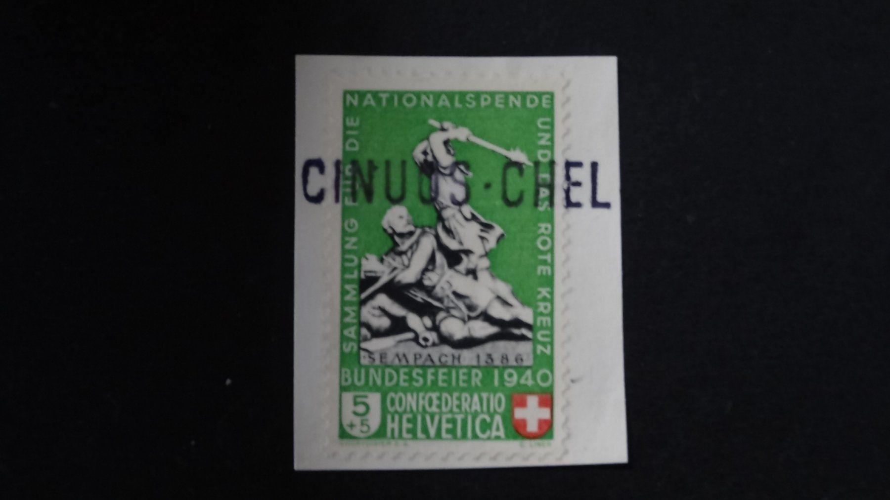 Tutti i francobolli: CINUOS - CHEL (Graubünden) Stabstempel  59 – Usato da Anwil venduto da C-DAIHA