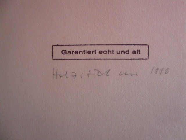 Stiche: Kloster Gottstatt Orpund  - kleiner Holzstich um 1880 – Gebraucht aus Luzern von Horoskop1 3