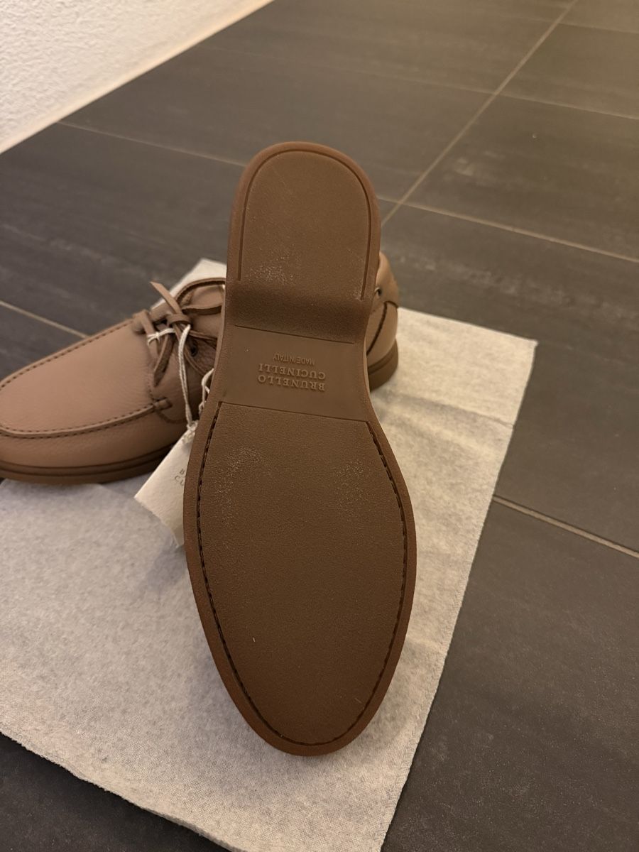 Brunello Cucinelli Herrenschuhe: Brunello Cucinelli Leder Mokassin hellbraun – Neu und originalverpackt aus Oberwil b. Zug von eli_q5dp 3