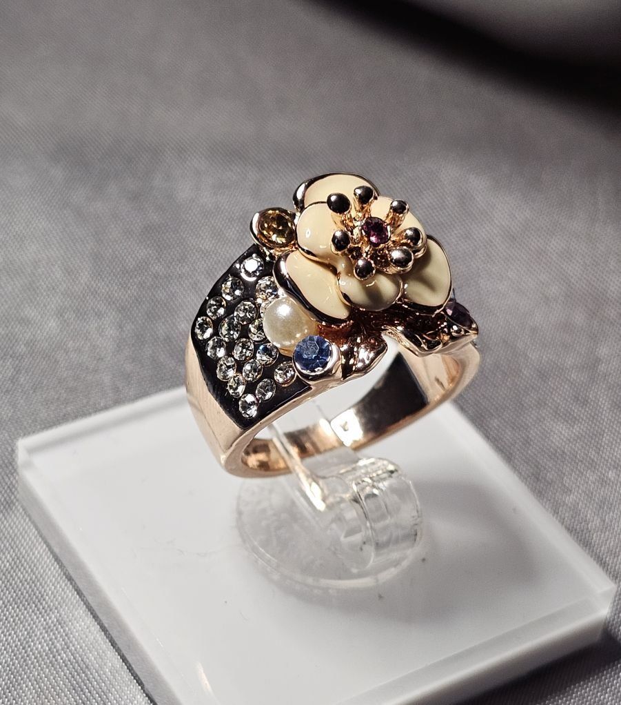 Bagues: Romantischer vergoldeter Ring Gr. 18 – Neuf (Voir description) à Grenchen par dar_6d52 3