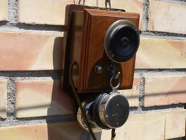 TELEFON VINTAGE ANTIK WANDTELEFON