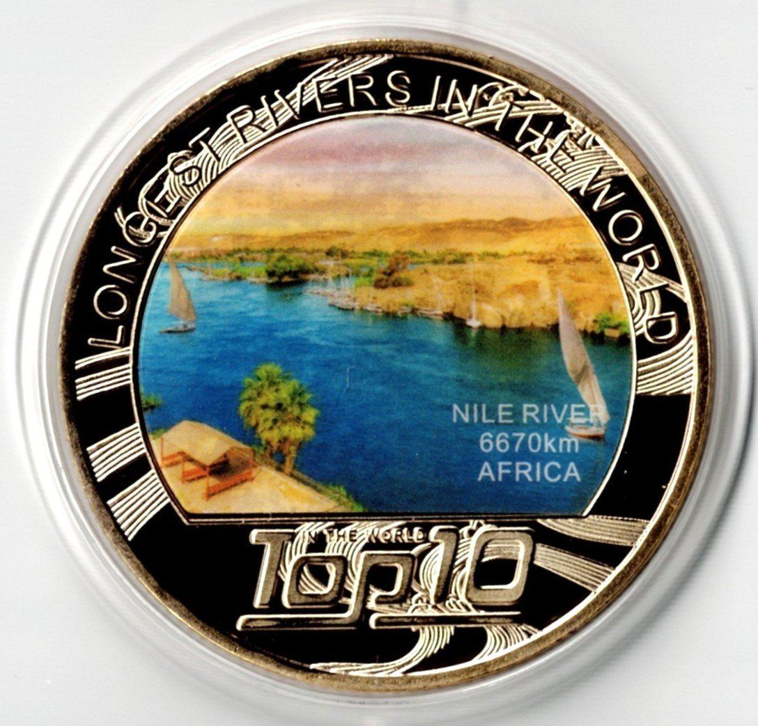 Medaglie: Nile River_Africa_Longest Rivers in The World – Nuovo (secondo la descrizione) da Hombrechtikon venduto da Fraese01 1