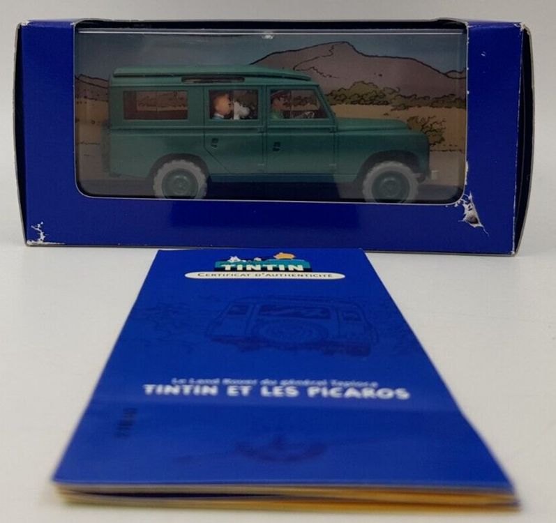 Hergé 1/43 - Voiture Tintin 43 - Land Rover Général Tapioca (Gebraucht ...