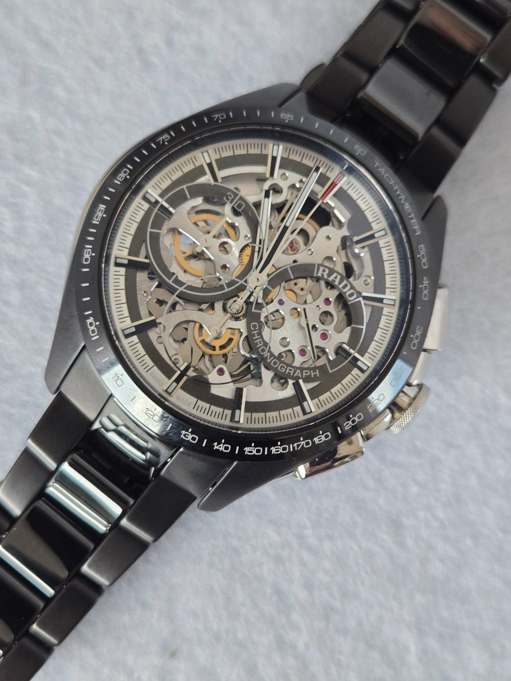Rado Orologi: Rado HyperChrome XXL Automatic Chronograph Limited Edition – Nuovo e nell'imballaggio originale da Chabrey venduto da Horology