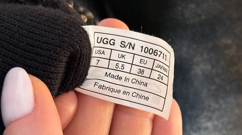 Ugg Scarpe da donna: UGG Lyla Classic Leder - Strick, Grösse 38 – Usato da Zürich venduto da vefis 3