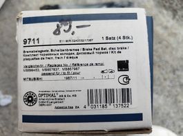 4 x Bremsbeläge für Mitzubishi 