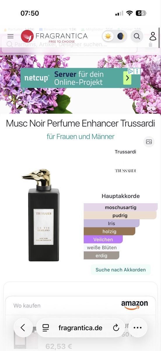 Trussardi Parfum & Eau de Toilette: Trussardi Musc Noir , 2 ml – Gebraucht aus Sursee von nst_czk2 1