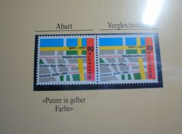 Abart 1997 **,  Städteverband, "Putzer in gelber Farbe"