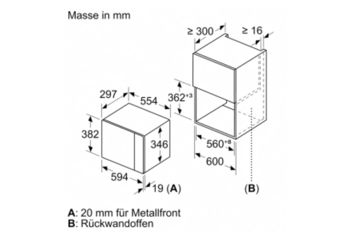 Bosch Appareils de cuisine: Bosch Einbau Mikrowellengerät – Neuf (Voir description) à Thunstetten par noobody 4