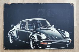 PORSCHE  -  Blechschild  (neu/OVP)