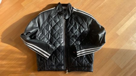 ADIDAS Lederbomberjacke für Damen
