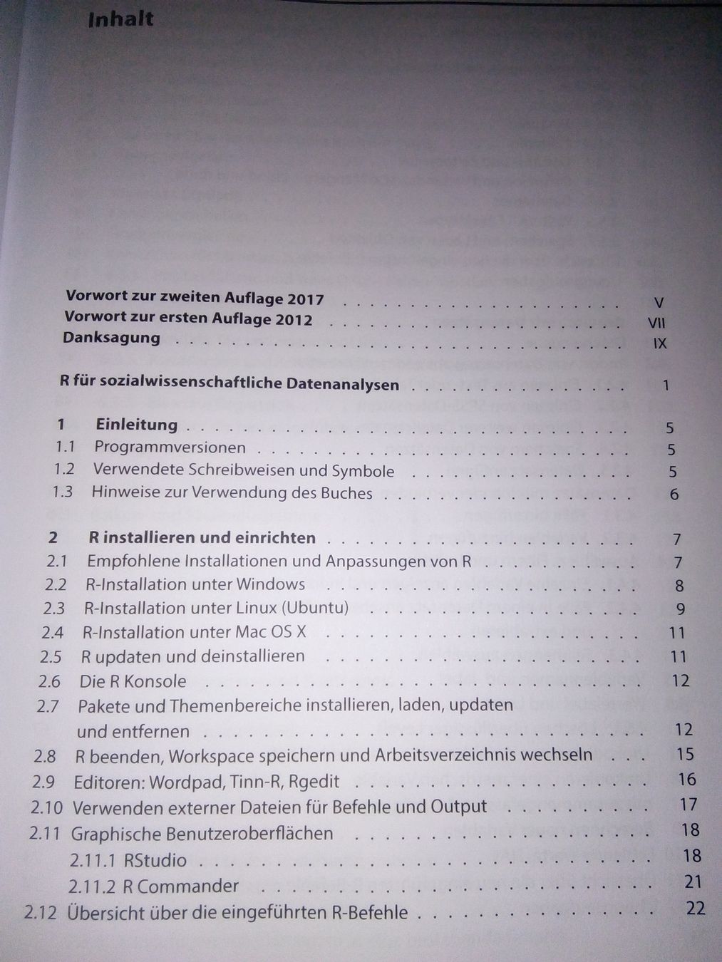 Libri: Sozialwissenschaftliche Datenanalyse mit R - Eine Einführung – Usato da St. Gallen venduto da elk2021 5