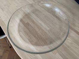 Grosse Glasschale 40 cm, Hergiswil Roberto Niederer