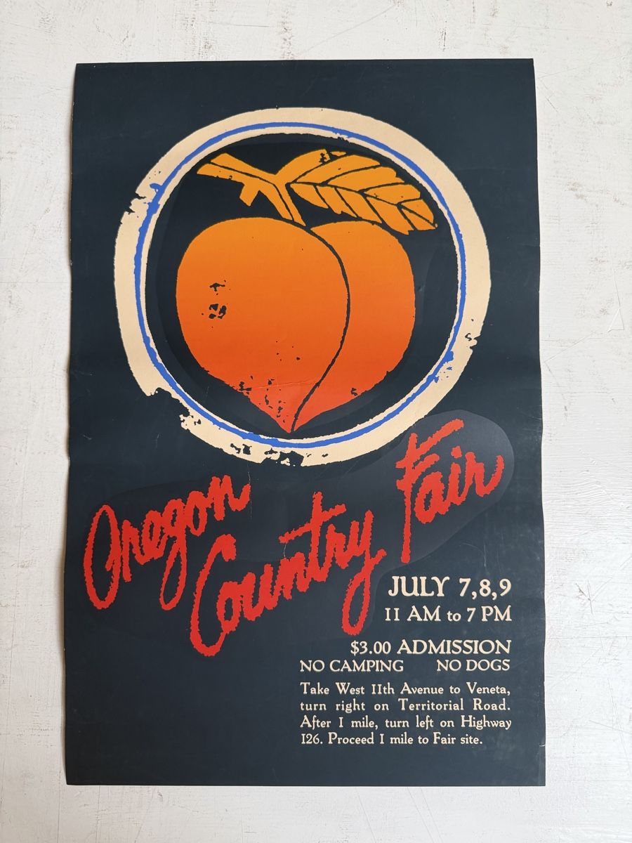 Poster & Bilder: Affiche originale Oregon Country Fair 1989 – Gebraucht aus Choulex von collectart 3