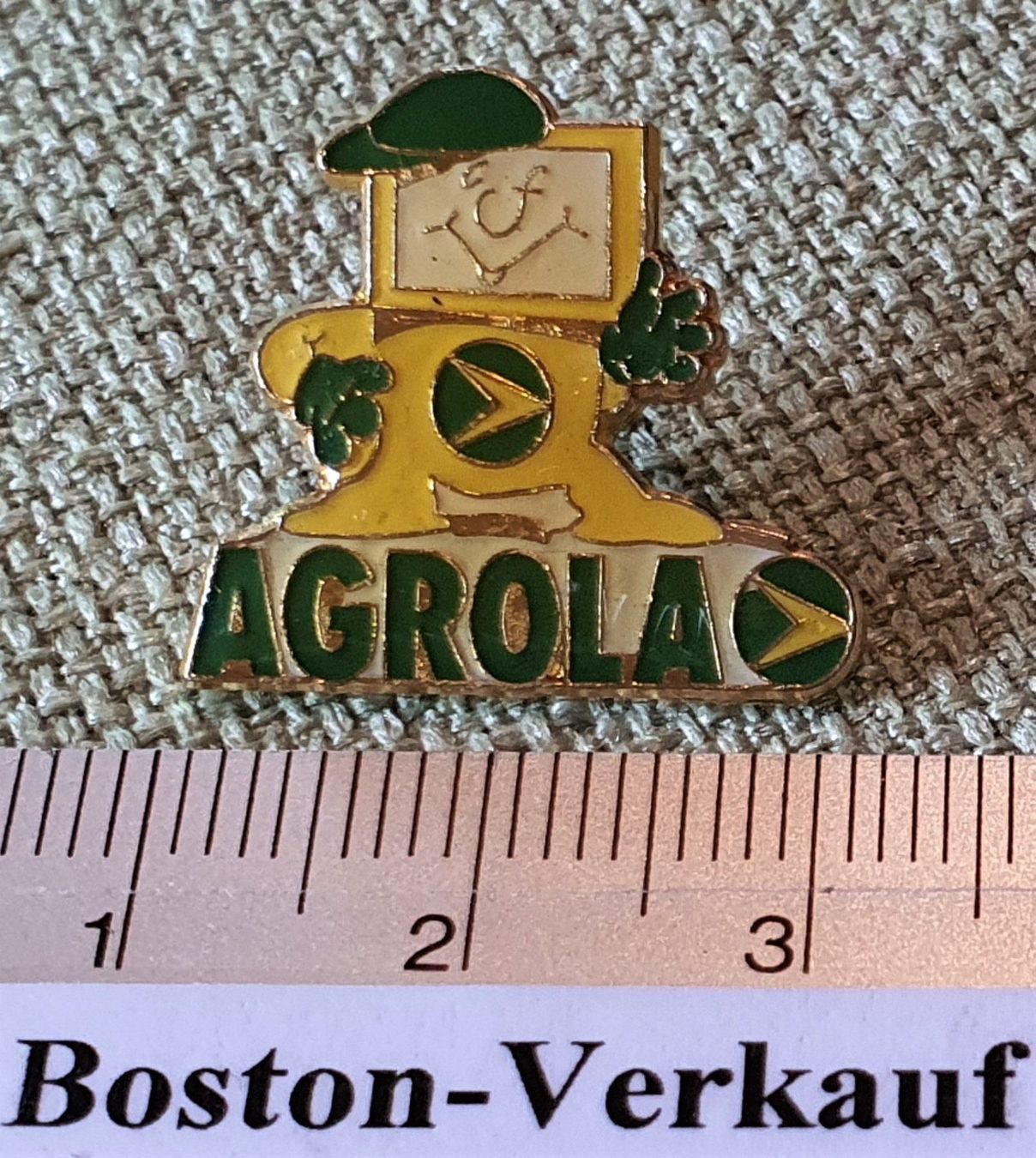 Altre raccolte & rarità: D266 - Pin AGROLA Zapfsäule Schweiz – Usato da Reinach BL venduto da Boston-Verkauf 1
