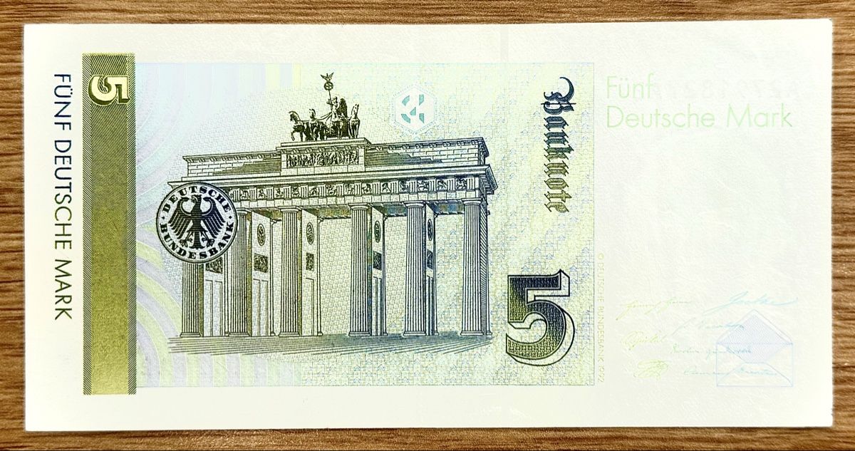 Banknoten: 5 Mark Deutschland 1991!!! – Gebraucht aus Oberentfelden von NunoLouro 1