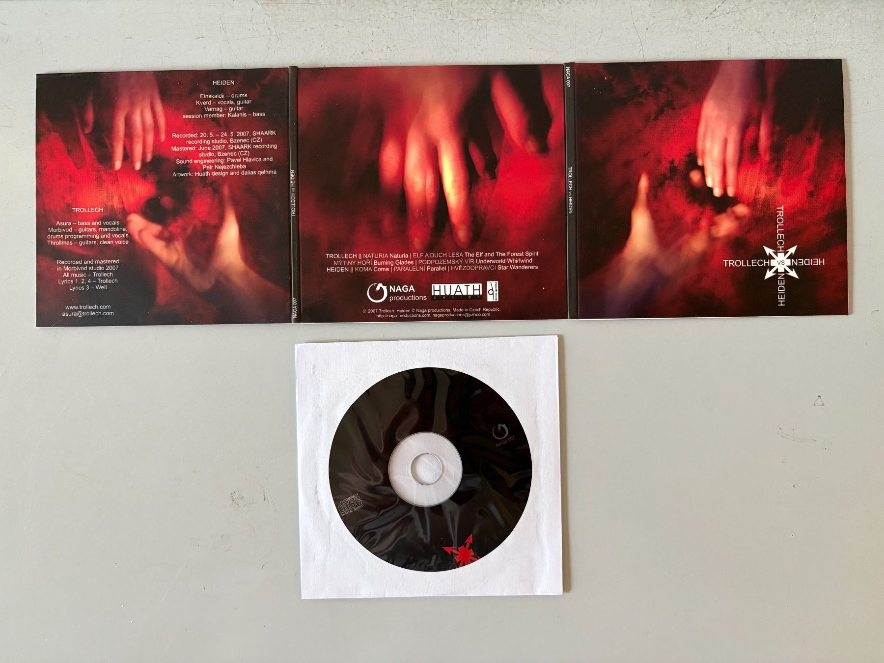 CDs: TROLECH / HEIDEN - Split-CD Digisleeve Black Metal 2007 – D'occasion à Wiedlisbach par Andrisa
