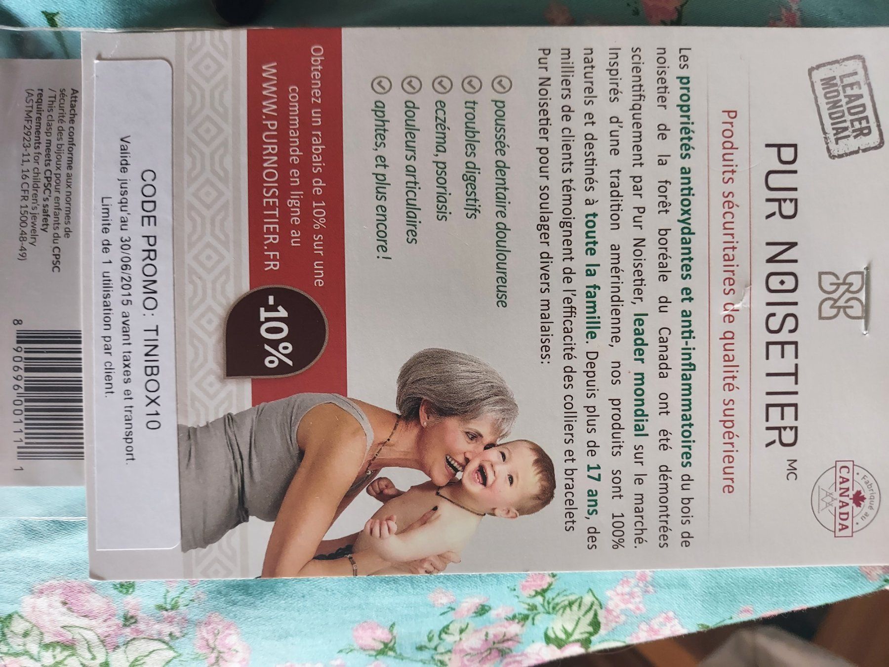 Ketten: Collier bébé noisetier – Neu und originalverpackt aus giez von sylronorid 1
