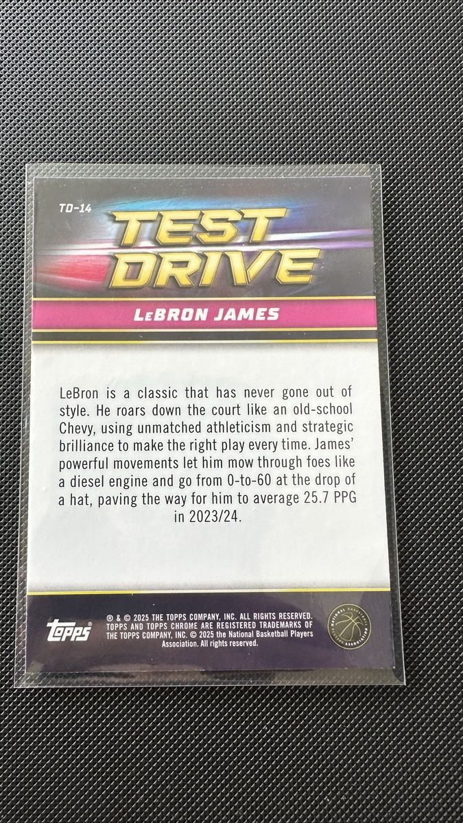 Topps Sammelbilder & Trading cards: LeBron James Test Drive Topps Chrome 2023  – Gebraucht aus Affoltern am Albis von mr_choppa 1