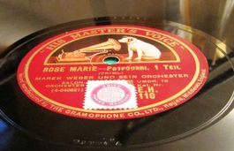 Rare 1920s Shellac Marek Weber & Sein Orchester "Rose Marie"