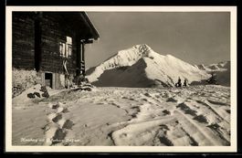 Hornberg, Skiehütte Hornberg mit Blick 