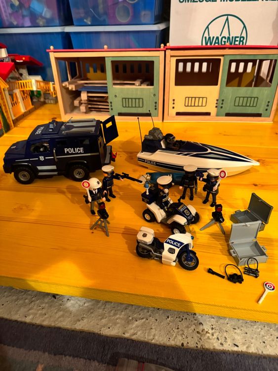 Playmobil Polizei mit Boot und Auto Kaufen auf Ricardo