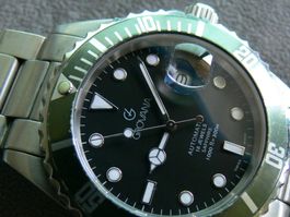 Grovana Swiss Diver Sub Mariner 300m Taucheruhr Automatic
