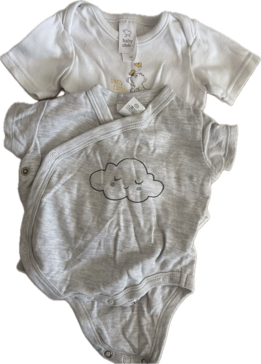 C&A Biancheria intima: 2x Baby Body kurzarm 56 – Usato da Zürich venduto da pknop