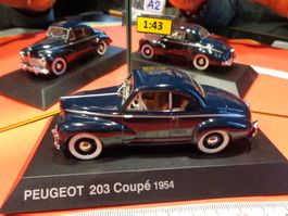 Peugeot 203 Coupe  1-43 (mit Box) Norev  (A2)