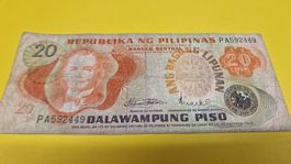Philippinen 20 Piso Note - Selten und Sammlerstück!