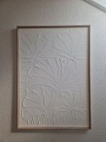 Wandbild mit Blumenstruktur
